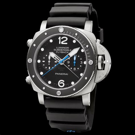 panerai luminor submersible chrono flyback|panerai luminor 1950 44.